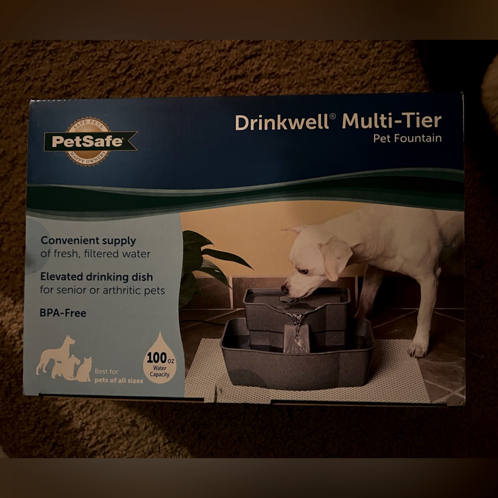 Drinkwell multi-tier pet fountain